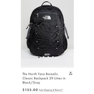 The North Face Borealis Classic Backpack Black